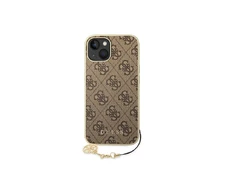 Dėklas Guess GUHCP14MGF4GBR iPhone 14 Plus 6,7" brzowy/ruda hardcase 4G Charms Collection