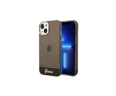 Dėklas Guess GUHCP14LHGCOK iPhone 14 Pro 6,1" juoda/juodas hardcase Translucent