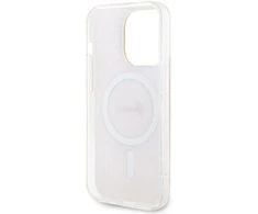 Guess GUHMP14LH4STP Apple iPhone 14 Pro 6.1″ rožinės spalvos kietas dėklas 4G MagSafe
