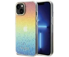 Guess IML Faceted Mirror Disco Iridescent dėklas iPhone 15 - įvairiaspalvis