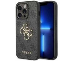 Dėklas GUESS GUHCP15X4GGGR IPHONE 15 PRO MAX 6.7 "GRAY/GRAY HARDCASE 4G BIG METAL LOGO