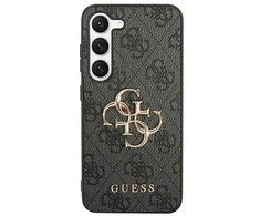Samsung Galaxy S24 Plus Guess dėklas 4G Big Metal Logo (GUHCS24M4GMGGR) juodos spalvos