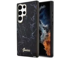 Samsung Galaxy S23 Guess dėklas Marble (GUHCS23SPCUMAK) juodos spalvos