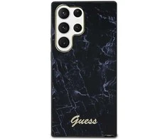 Guess Samsung Galaxy S23 Plus dėklas Marble (GUHCS23MPCUMAK) juodos spalvos