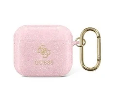 Apple AirPods 3 Guess Glitter Collection (GUA3UCG4GP) ausinių dėklas rožinės spalvos