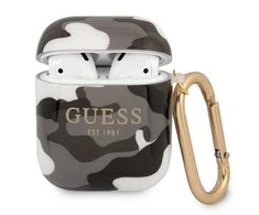 Apple AirPods Guess Camo Collection (GUA2UCAMG) ausinių dėklas juodos spalvos