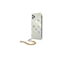 Guess Peony Chain dėklas iPhone 11 Pro telefonui, aukso spalvos