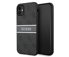 Dėklas Guess GUHCP12L4GDGR iPhone 12 Pro Max 6,7" pilka/pilka kieto dėklo 4G juostelė