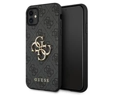 Guess GUHCP12L4GMGGR Apple iPhone 12 Pro Max 6.7" dėklas telefonui pilkos spalvos 4G Big Metal Logo