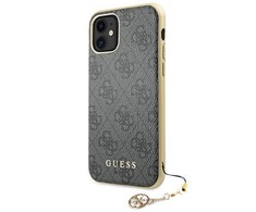 Apple iPhone 13 6,1" Guess dėklas 4G Charms Collection GUHCP13MGF4GGR pilkas