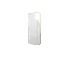 Guess dėklas iPhone 13 GUHCP13MLFLSD auksiniam kietam dėklui Glitter Flower