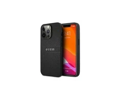 Guess telefono dėklas iPhone 13 Mini, juodas