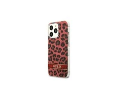 Dėklas GUESS GUHCP13LHSLEOR IPHONE 13 PRO / 13 6.1 "Raudonas / Raudonas HARDCASE LEOPARD