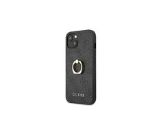 Guess GUHCP13X4GMRGR iPhone 13 Pro Max 6,7" pilkas/pilkas kietas 4G dėklas su žiediniu stovu