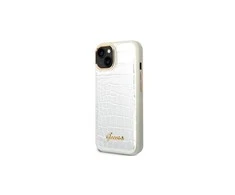 Dėklas GUESS GUHCP14MHGCRHS IPHONE 14 PLUS / 15 PLUS 6.7 "Sidabrinis / Sidabrinis HARDCASE CROCO COLLECTION