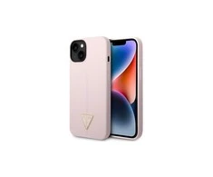 Dėklas Guess Silicone Triangle iPhone 14 Pro 6.1" Case - Violetinė