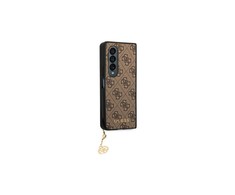 Guess GUHCZFD4GF4GBR F936 Z Fold 4 ruda/ruda kietas dėklas 4G Charms Collection