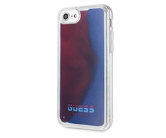 Dėklas Guess California Glow tamsiame dėkle, skirta iPhone 7 / 8 / SE 2020 - raudona