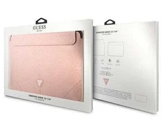 įmautė kompiuteriui Guess Saffiano Triangle Logo (GUCS16PSATLP) rožinės spalvos