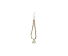 Guess pakabukas GUSTSAS4P telefono dirželis rožinės spalvos Chain Metal 4G Charm