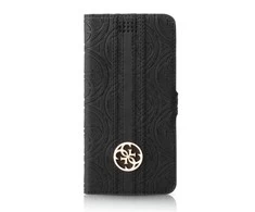 „Guess 4G Heritage Book Universal XL“ dėklas 5.2" - 5.7" - juodas