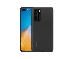 Silikoninis dėklas for Huawei P40 (Juodas)