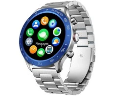 Riversong išmanusis laikrodis Motive 9 Max sidabro spalvos SW903 AMOLED double strap
