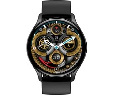 XO išmanusis laikrodis J5 Amoled juodos spalvos