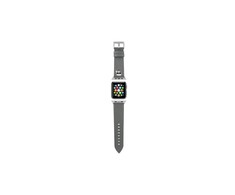 Išmaniojo laikrodžio Apple 4/5/6/7/SE Karl Lagerfel silikoninis dirželis, Pilkos spalvos, 38/40/41mm