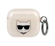 Dėklas Karl Lagerfeld AIRPODS PRO KLA3UCHGD SILICONE COVER GOLD