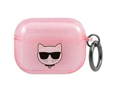 Karl Lagerfeld KLA3UCHGP AIRPODS 3 COVER Rožinis/Rožinis GLITTER CHOUPETTE