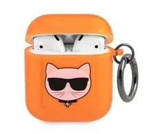 Karl Lagerfeld AIRPODS PRO KLA3UCHFO SILICONE COVER Oranžinis