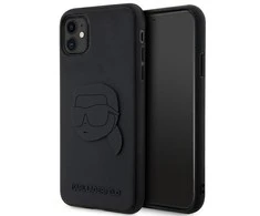 Karl Lagerfeld Rubber Karl Head 3D - dėklas skirtas Apple iPhone 11 Juodas