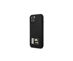 Apple iPhone 13 Karl Lagerfeld dėklas Ikonik Patch juodos spalvos