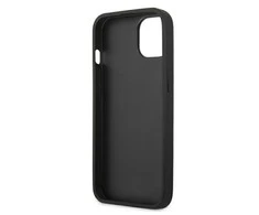 Dėklas Karl Lagerfeld Hardcase Saffiano Ikonik Karl`s Patch KLHCP13SOKPK galinis dangtelis, Apple, iPhone 13 mini, TPU, Juodas, 5,4 "