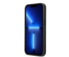 Apple iPhone 13 Mini Karl Lagerfeld dėklas Monogram Ikonik Patch mėlynos spalvos