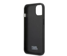 Apple iPhone 13 Mini Karl Lagerfeld dėklas Monogram Ikonik Patch raudonos spalvos