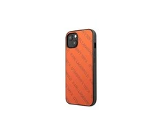 Apple iPhone 13 Mini Karl Lagerfeld dėklas Perforated Allover (KLHCP13SPTLO) oranžinės spalvos