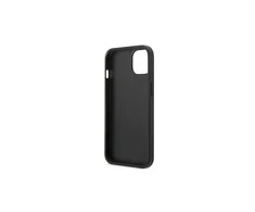 Apple iPhone 13 Mini Karl Lagerfeld dėklas Saffiano Plaque (KLHCP13SSFMP2DG) sidabrinės spalvos