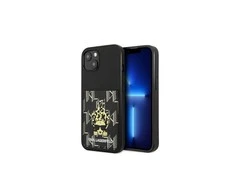 Apple iPhone 13 Pro Max Karl Lagerfeld dėklas Karlimals Cardslot (KLHCP13XCANCNK) juodos spalvos