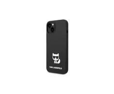 Karl Lagerfeld Choupette Body - dėklas skirtas Apple iPhone 14 Juodas