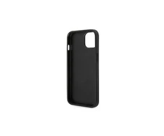 Apple iPhone 14 plus Karl Lagerfeld dėklas Saffiano Karl`s Head Patch sidabrinės spalvos