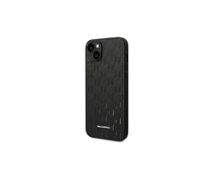 Dėklas Karl Lagerfeld Saffiano Monogram Case skirtas iPhone 14 Plus, juodas