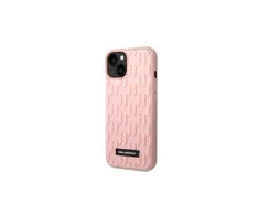 Apple iPhone 14 plus Karl Lagerfeld dėklas 3D Monogram rožinės spalvos