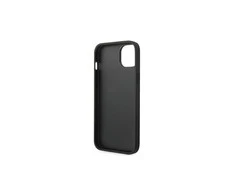 Dėklas Karl Lagerfeld Saffiano Monogram Case skirtas iPhone 14 Plus, juodas