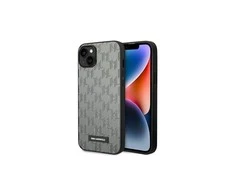 Apple iPhone 14 plus Karl Lagerfeld dėklas Saffiano Mono Metal Logo (KLHCP14MSAKLHPG) pilkos spalvos