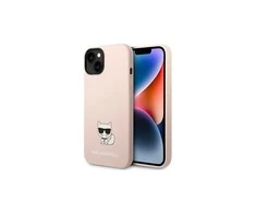 Apple iPhone 14 Pro Karl Lagerfeld dėklas Silicone Choupette Body light rožinės spalvos