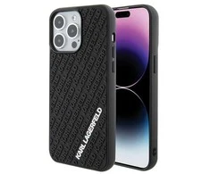Karl Lagerfeld dėklas, skirtas iPhone 15 Pro Max 6,7 KLHCP15X3DMKRLK juodas HC 3D Multi Logo