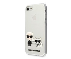 Karl Lagerfeld KLHCPXCKTR Apple iPhone X/Xs hardcase dėklas telefonui skaidrus Karl &amp; Choupette