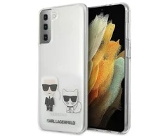 Samsung Galaxy S21 Plus Karl Lagerfeld dėklas Karl &amp; Choupette (KLHCS21MCKTR) skaidrus